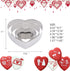 5 Pieces Heart Cookie Cutter 3.95", 3.35", 2.75", 2.36",1.37" Valentine’s Day Cookie Cutters for Baking and Decorating Anniversary, Bridal, Engage...