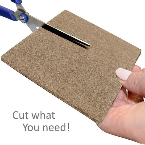 4Pack Premium Felt Furniture Pads 8”x6” Heavy Duty 1/5” Felt Sheets! Cut Furniture Felt Pads for Furniture Feet You Need – Best Furniture Pads for...