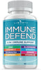 8 in 1 Immune Defense Support, Immunity Capsules Supplement Booster with Echinacea Zinc 50mg, Vitamin C, D3 5000 IU, Turmeric Curcumin & Ginger, E...