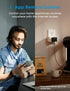 meross Matter Smart Plug Mini, Energy Monitoring, MSS Easy Setup, 15A/1800W, 100% Privacy Wi-Fi Outlet Support Apple HomeKit, Alexa, Google Home w...