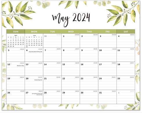 Magnetic Calendar for Fridge 2024-2025 - Fridge Calendar 15 x 12 Inches Runs From Now to Jun 2025 - Refrigerator Calendar Perfect for Planning, Or...