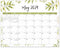 Magnetic Calendar for Fridge 2024-2025 - Fridge Calendar 15 x 12 Inches Runs From Now to Jun 2025 - Refrigerator Calendar Perfect for Planning, Or...