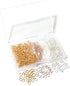 1000 Pcs 5mm Open Jump Rings Silver, Gold and Rose Gold Plated Jump Rings for Jewelry Making Iron Made Single Ring Bulk for DIY Craft Earring Neck...