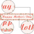 Happy Mother's Day Fence Banner I Love You Mom Pink Floral Holiday Party Photo Booth Backdrop Yard Outdoor Decoration...
