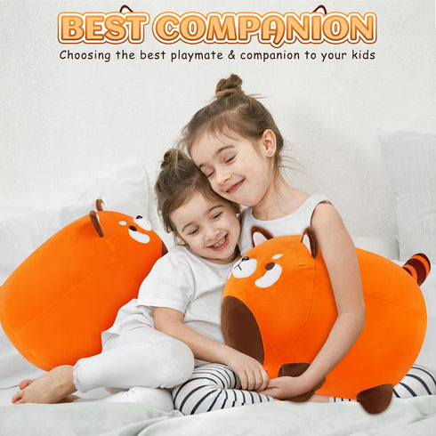 Red Panda Plush-16" Red Panda Plush Pillow Stuffed Animals, Orange Panda Plushie Cute Plushies Red Panda Anime Plush Pillows, Kawaii Panda Cuddle ...