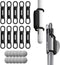 Nearockle 10 Pack Magnetic Pen Pencil Holder, Silicone Adjustable Pen Holder for Desk, Refrigerator, Whiteboards, Office Desk Accessories Marker O...