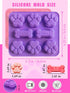 2 in 1 Puppy Dog Paw and Bone Silicone Molds, Silicone Puppy treat molds, Silicone Dog Treat Molds for Baking Chocolate, Candy, Jelly, Ice Cube - ...