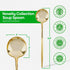Party Bargains Disposable Plastic Flatware Soup Spoon Utensils, 32 Pack, Gold, Novelty Modern Design Kitchen Silverware Cutlery, Excellent Use for...