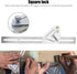Combination Square with Bubble Level Silver Flexible Woodworking Triangle Ruler Carpentry Tools...
