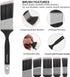 Angle Sash Paint Brush, Wall Trim Stain Brushes Set for Wall & Furniture Painting (5Pack Assorted Sizes)...