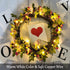 Fielegen 20 LED Rose Flower String Lights Battery Powered 7.2ft Artificial Flower Garland with Lights Rose Vine Fairy Lights for Home Garden Weddi...