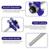 Tongue and Groove Router Bit Set of 2 Pieces 1/2 Inch Shank Router Bits 3 Teeth Adjustable T Shape Wood Milling Cutter Router Bits Sets for Woodwo...