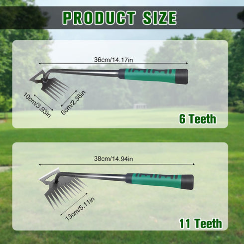 Gardening Hand Weeder Tools,Garden Weed Puller Tool,New Weeding Artifact Uprooting Weeding Tool,Durable Manganese Steel Hand Weeder Tool,Manual Mu...