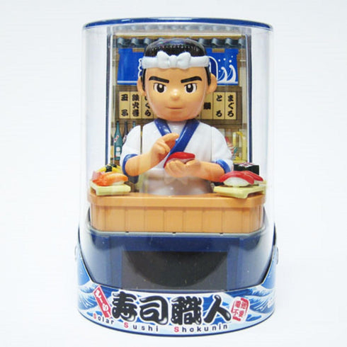 Japanese Solar Figurine Sushi Shop...