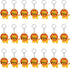 24 Pack Lion Keychains Safari Animal Keychains for Lion Themed Party Favors, Jungle Safari Party Favors, Birthday Party Bag Fillers, School Carniv...