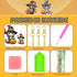12 Pcs Halloween Cat Diamond Keychains Kit Double Sided DIY Cute Halloween Cat Diamond Keychains for Beginners Adults Art Craft Supplies Holiday G...