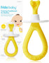 Frida Baby Training Toothbrush for Babies with Soft Silicone Bristles, Yellow...