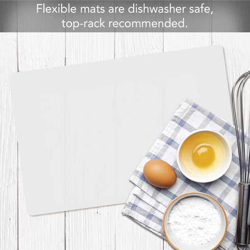 Cut N' Funnel Food Service Grade Heavy Gauge Flexible Plastic Cutting Board Mat 1 Pack18" x 12" Made in the USA BPA Free Dishwasher Safe...