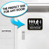 Bigtime Signs Funny Bathroom Sign | 11.5" x 8.75" Rigid PVC | All Gender Bigfoot & Alien Wash Your Hands Please - Bathroom Decor & Signs...