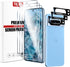 TQLGY 3 Pack Screen Protector for Google Pixel 8 Pro with 3 Pack Camera Lens Protector, 9H Tempered Glass Film, Fingerprint Unlock Compatible, Ult...