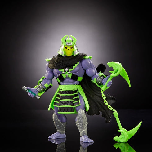 Masters of the Universe Origins Turtles of Grayskull Skeletor Posable Action Figure Toy, Teenage Mutant Ninja & Motu Crossover with Accessories...