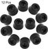 12PCS Cutting Board Feet, 0.47" W x 0.79" H Rubber Feet for Cutting Board with with Steel Matching Screws, Non-Slip Rubber Cutting Board Legs for ...