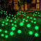 Halloween Decorations Solar Spooky Lights Outdoor - 2PACK 16LED Wind Dance Green Swaying Firefly Lights with Halloween Party Decor, Outdoor Waterp...