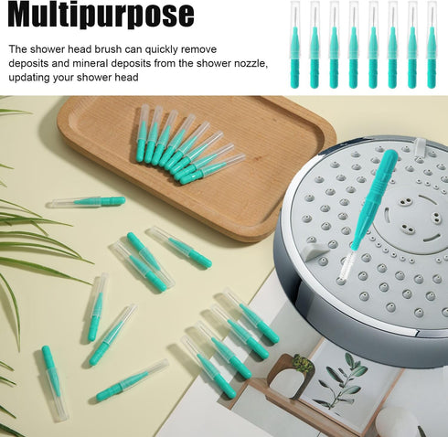 20pcs Shower Head Cleaning Tool, Shower Head Cleaning Brush Shower Nozzle Cleaning Brushes Small Hole Cleaner Supply Gap Hole Anti-Clogging Cleani...
