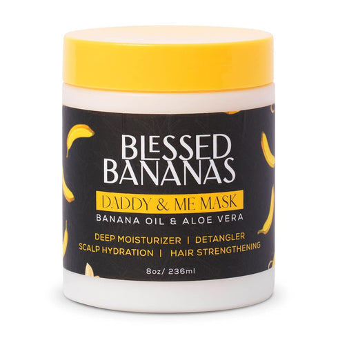 Daddy & Me Mask - 8oz Banana Oil & Aloe Vera - Hair Hydration, Hair Strengthening, Scalp Hydration, Deep Moisturizer, Detangler - 1 Count...