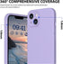 CellEver Heavy-Duty Silicone Case for iPhone 14 - Military Drop Protection, Camera Shield, Scratch-Free Interior, Light Purple...