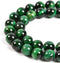 60pcs 6mm Natural Green Tiger's Eye Gemstone Round Spacer Loose Stone Beads for Jewelry Making 15.5" 1 Strand (Green Tiger's Eye, 6mm 60Beads)...