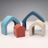 House Silicone Stacker Toy 4pcs - Safe, Non-Toxic, Educational, for Babies & Toddlers 12M+...