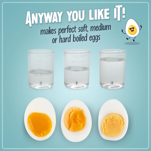 Nostalgia Retro Electric Large Hard-Boiled Egg Cooker, 7 Capacity, Poached, Scrambled, Omelets, Whites, Sandwiches, for Keto & Low-Carb Diets, Aqu...