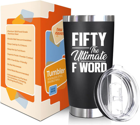 NewEleven 50th Birthday Gifts For Men Women - 1975 50th Birthday Decorations For Men Women - Gifts For Women Turning 50-50 Year Old Gift For Men, ...