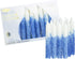 Rite Lite Blue & White Shabbat Candles Premium 12 Pack Traditional Dinner Table Jewish Household Shabbos Candles Religious Home Decor with Beautif...