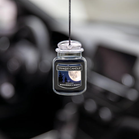 Yankee Candle Car Jar Ultimate, Midsummer's Night, 0.96 OZ (Pack of 3)...