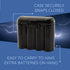 10 Pack AA/AAA / CR123A Black Battery Holder Storage Cases...