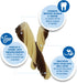 N-Bone FLOSSta Dual Action Dental Chews Beef Liver Flavor, 12-oz bag...
