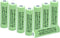 AA 600mAh 1.2V NiMH Rechargeable Batteries for Solar Light,Solar Lamp,Garden Lights Green(8 PCS)...