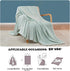 NEWCOSPLAY Super Soft Throw Blanket Mint Premium Silky Flannel Fleece Leaves Pattern Lightweight Bed Blanket All Season Use (Mint, Throw(50"x60"))...