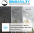 GU24 LED Light Bulb 4 Pack, 12W (Equivalent 75W), 5000K Daylight,Dimmable Twist-in Light Bulb A19 Shape...