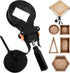 Feekoon Strap Clamps for Woodworking, Quick Release Band Clamps with 4 Corner Claws, Thick and Sturdy Belt Clamps, Adjustable Picture Frame Clamp ...