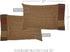 VHC Brands Rustic Bedding Ridge Cotton Patchwork Plaid Standard Pillow Case Set of 2, Cedar Green…...