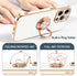 Hython Case for iPhone 15 Pro Case with Ring Stand, 360° Rotatable Ring Holder Magnetic Kickstand, Plating Rose Gold Edge Soft Cover Luxury Protec...