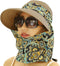Roll Up Wide Brim Sun Visor UPF 50+ UV Protection Sun Hat with Neck Protector...