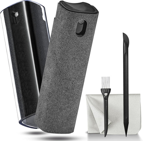 2 Pack Screen Cleaner Spray and Wipe for Laptop Monitor and Car Screens, Phone Touchscreen Mist Cleaning Kit for Cellphone, Tablet, PC, Computer, ...