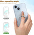 5 Pcs Phone Ring Holder Grip Diamond Cell Phone Ring Holder Stand Transparent Phone Rings Holder Grip 360°Rotation Finger Ring Stand Compatible wi...