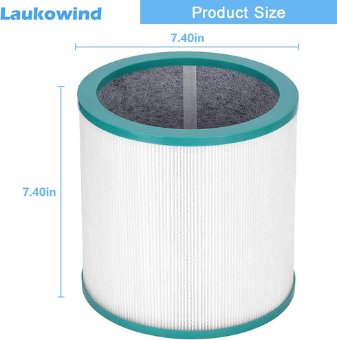 Replacement TP02 Air Purifier Filters Compatible with All Dyson Pure Cool Link Models TP01, TP02, TP03, BP01, AM11 Tower Purifier Part # 968126-03...