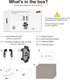 Black Accessories for AirPods 2nd Gen, Cat Paw Decal Skin Sticker for Earphones and Charging Case, Earbuds Case Cover Wrap for Women and Teens, wi...