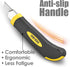 DOWELL Utility Knife Box Cutter Retractable Self Loading Heavy Duty Snap Off Quick Change Extra Blades(3PCS) TPR+PP Handle Cutting Cardboard Boxes...